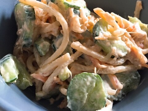 電子レンジで簡単☆スパゲティサラダ